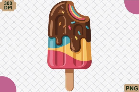 Download Colorful Chocolate Popsicle PNG - Chocolate Collection